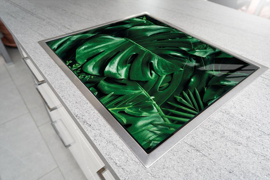 SZKLANA DESKA DO KROJENIA 52x30 MONSTERA