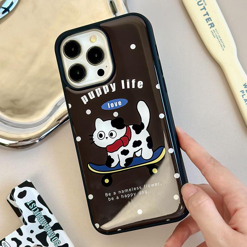 Zhitai Huawei Mate60 Pro & iPhone 16 Pro Max Cartoon Case, Fits iPhone 14 & 13, Epoxy Finish