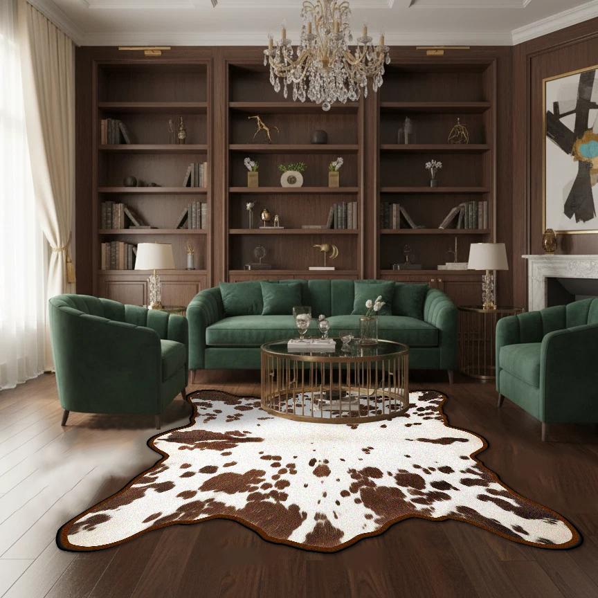 

Imitation Animal Skin Alien Carpet Living Room Decoration Soft Rug Bedroom Decor Easy Cleaning Antiskid Flannel Floor Mat Lounge 60x90cm