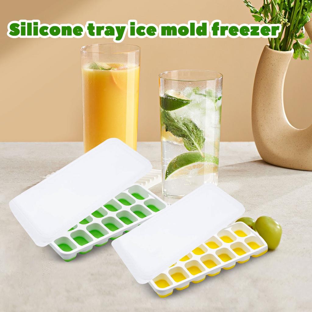 Silicone Tray Ice Mold Freezer Can Be Stacked
