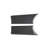 2PCS Car Interior Carbon Fiber Style Door Handle Cover Trim Sticker Decals for Mini Cooper F56 JCW Modification Accessories