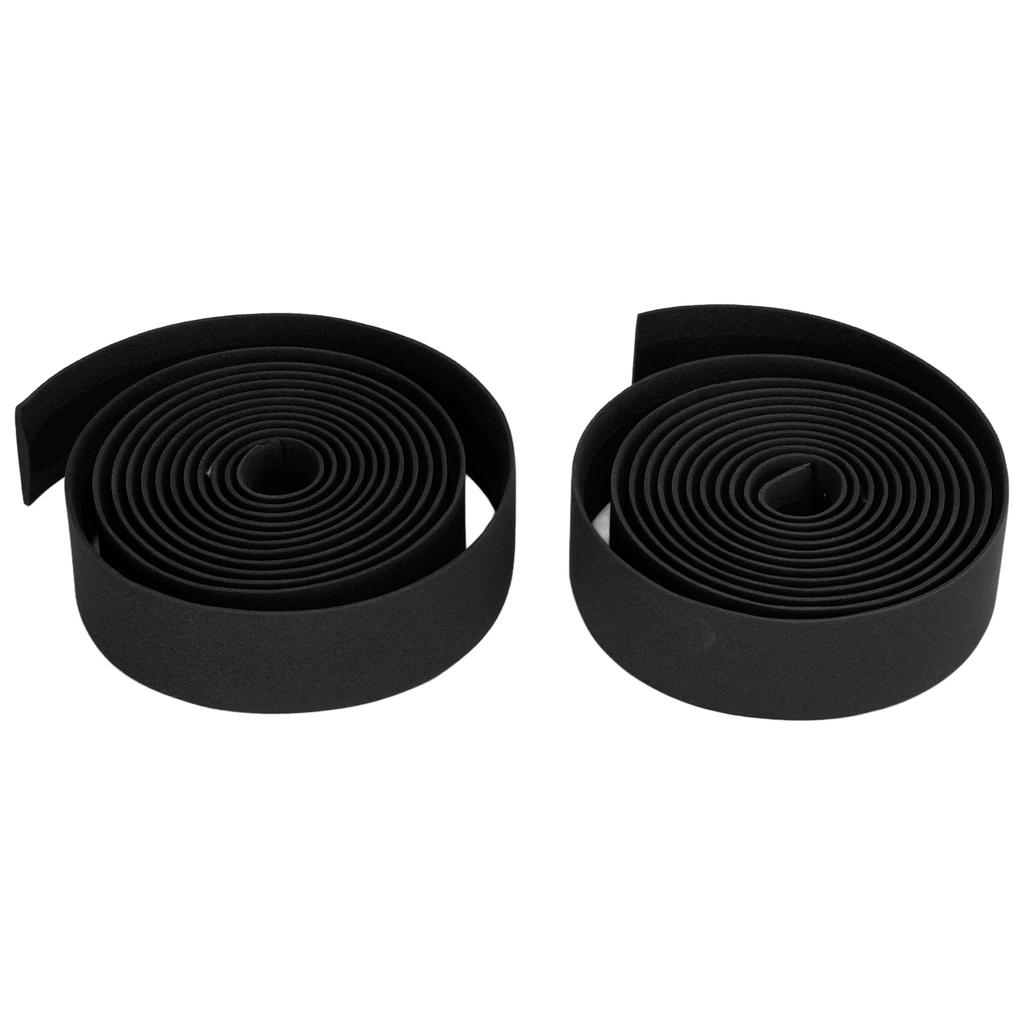2Pcs Bike Handlebar Tape Comfortable NonSlip SweatProof Durable Bicycle Bar Tape for Road Bikes Cycling(Black )