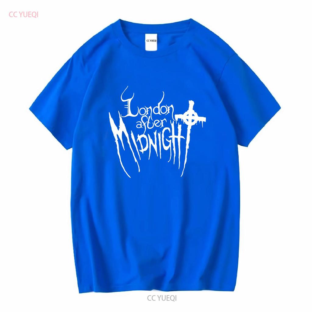 Maglietta Vintage London After MidnighT Anni 2000 Taglia L manica lunga o corta vintage Lavata Traspirante Leggermente Versatile grafica