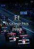 DVD VARIOUS  F1 Grand Prix 1988 GNBW7430PROMO FUJI TV Japan Movies  DVD Used
