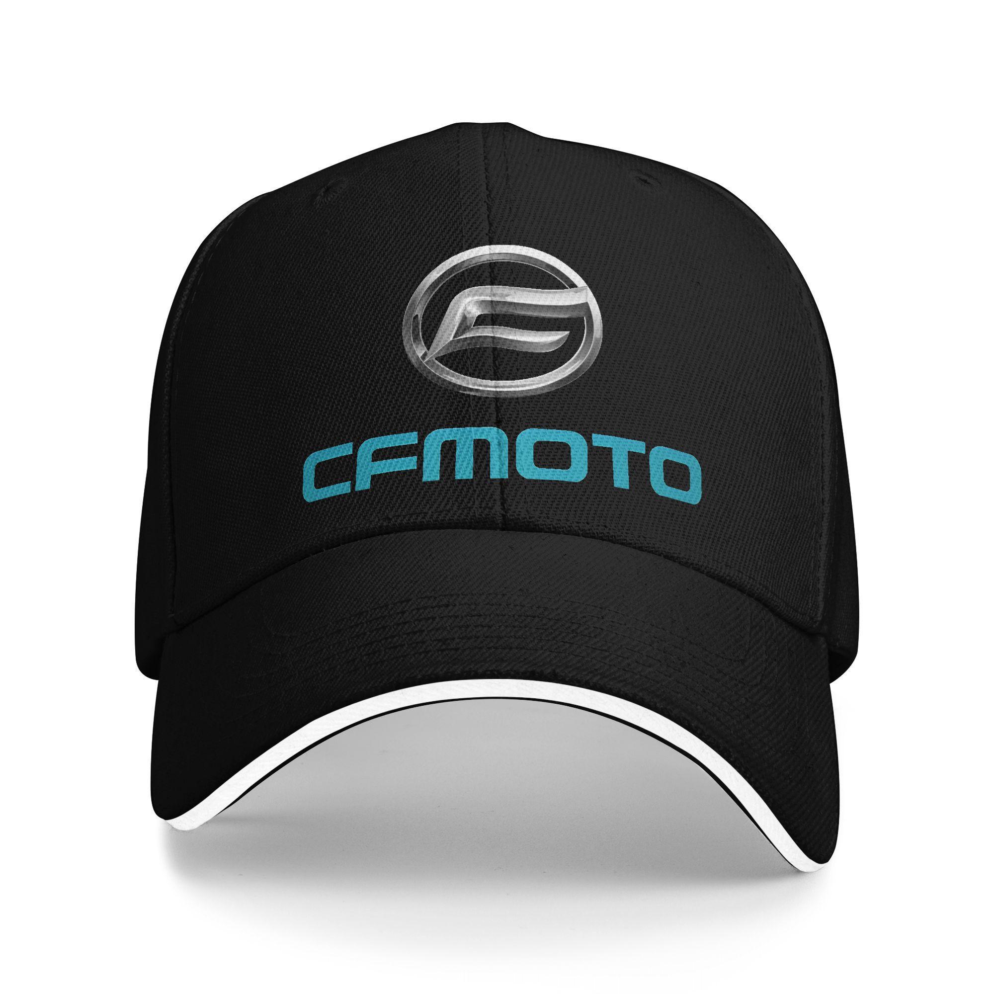 

Мотоциклетні Бейсболки CFMoto Мотокрос Модні Сендвіч-Кепки для Чоловіків Жінок Поліестеровий Головний Убір Тренування One Size