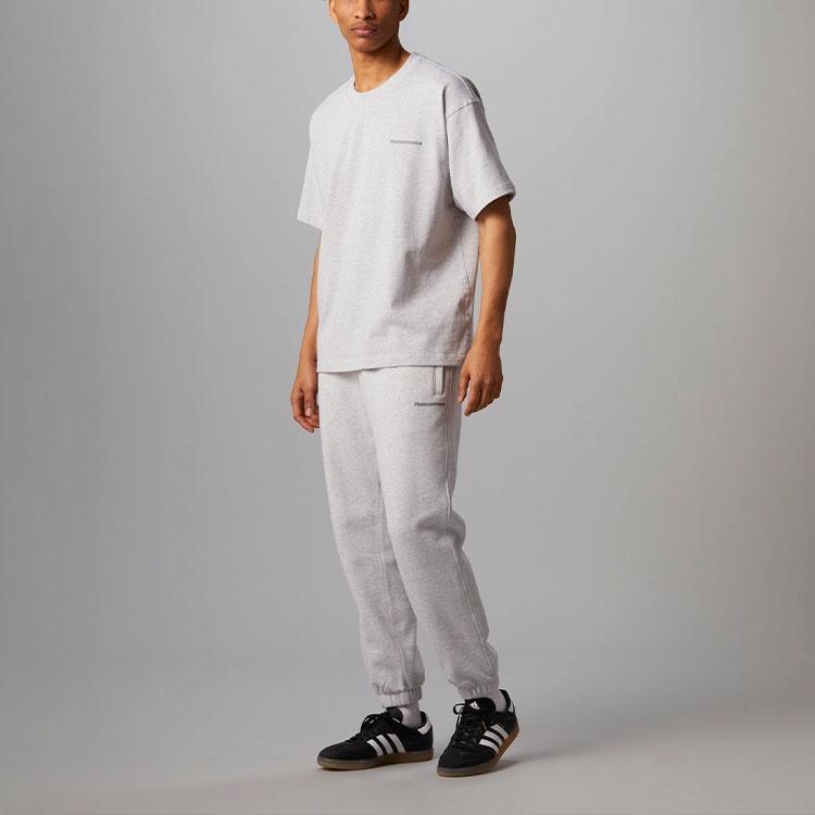 adidas X Pharrell Humanrace Small Logo Sweatpants 'Grey' Men's HG2687