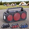 Solar Wireless Bluetooth Speaker Flashlight FM Radio TF USB MP3 Music Player