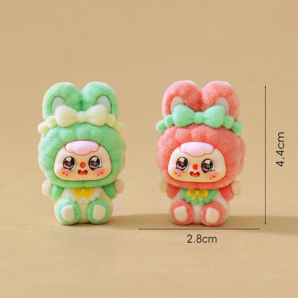 New Butterfly Knot Rabbit Plush Cute Doll Toys, Diy Blind Box Accessories Car Desktop Small Ornament Halloween Christmas Gifts