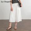 Women's High-Waist Wide-Leg Cropped Culottes