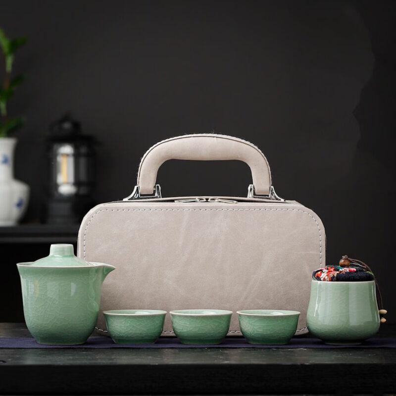 Портативный дорожный чайный набор для кунг-фу Чжи Ши