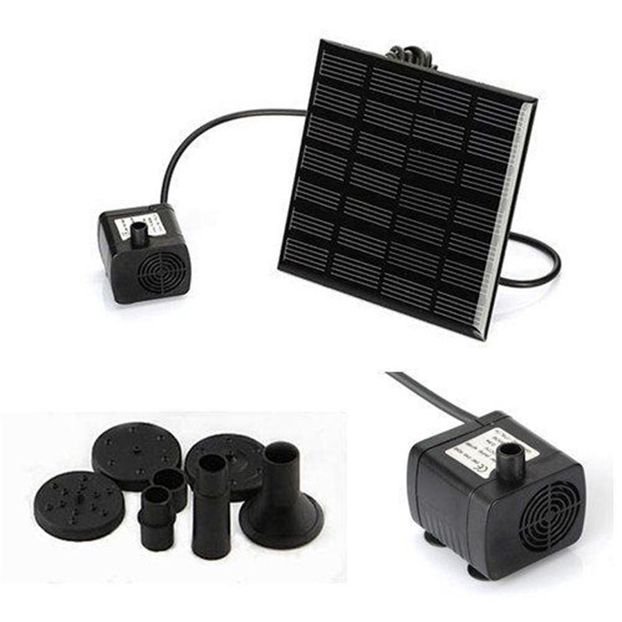Solar Fountain Water Pump Panel Garden Pond Pool Submersible Watering Kit