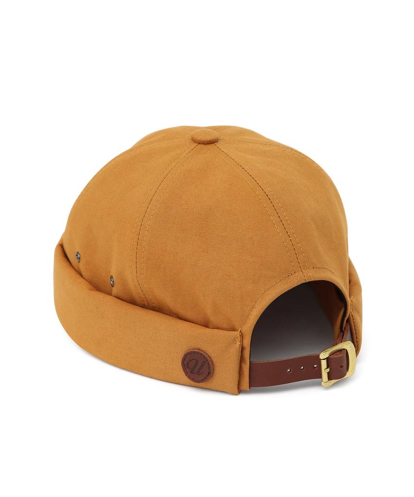 Eondeokeonteulol Vintage Cotton Brimless Cap Mold Cap / Vntg / Mustard