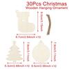 Christmas Dog Paw Double Layer Wooden Pendant Navidad Natal Noel Tree Pendant Merry Christmas Decor For Home 2025 New Year 2025