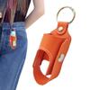 inhaler holder Portable PU Leather inhaler case keychain Spray bottle storage bag L-Shaped Inhaler Portable Stand for outdoor