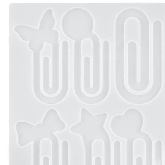 Resin Bookmark Mold Butterfly Heart Star Shapes DIY Paperclip Mold