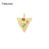 14K Gold Plated Brass Zircon Cloud/Sun Charms For Women Pendant Jewelry Making Supplies DIY Necklace Bracelet Accessories