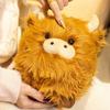 Plush Cow Toy For Kids Long Pile Soft Stuffed Animal Gift For Children