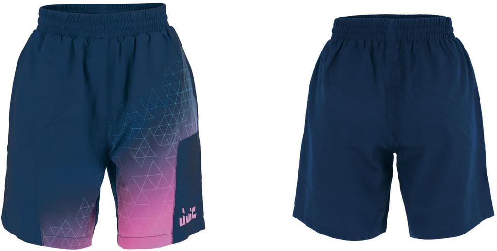 Juwick Table Tennis Game Pants, Coordinate P, Unisex, 5673, Navy Pink (NP), XXL
