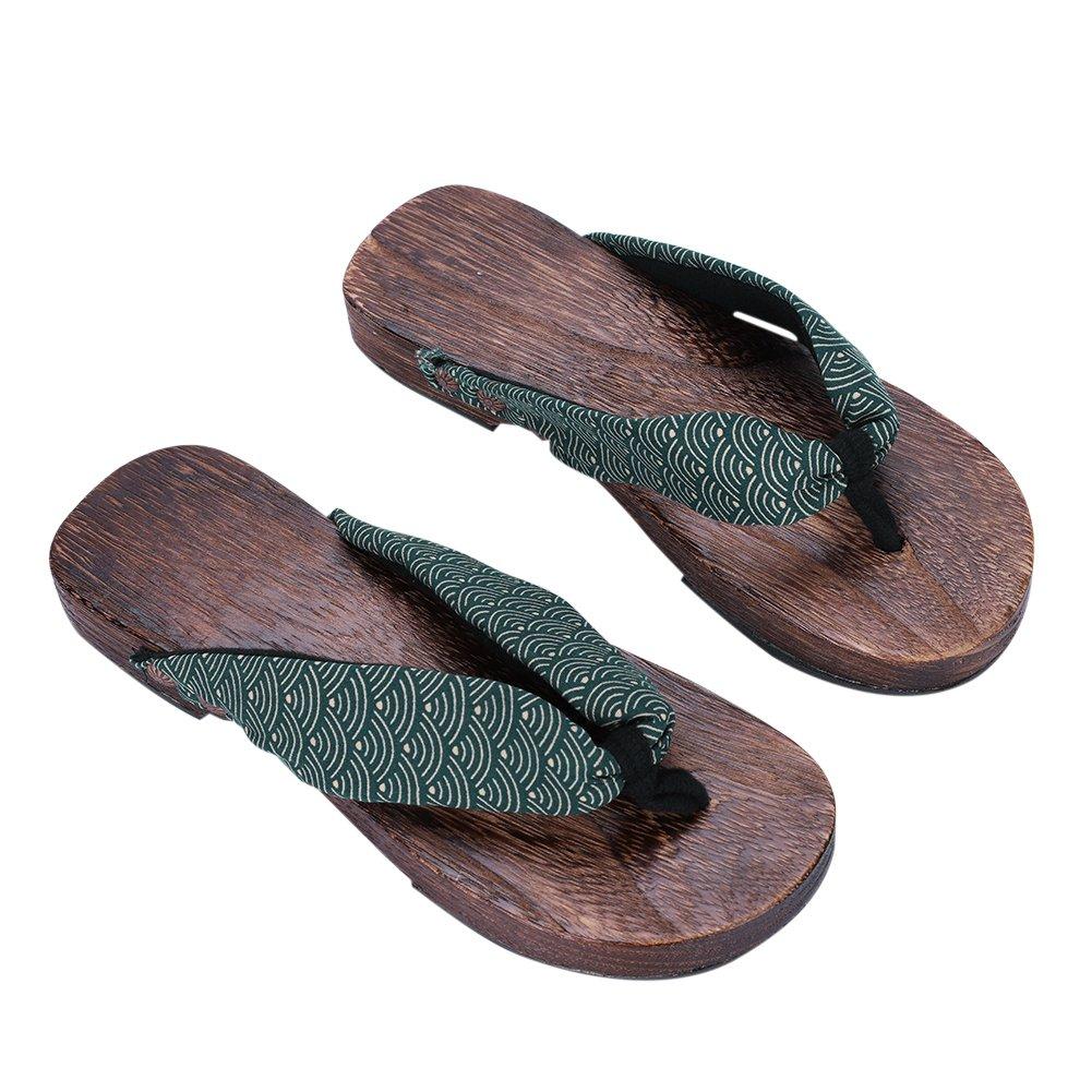 Paulownia Geta Sandalen mit Dick Perfekt für Setta Sommer Bon Eingang Zehensteg Feuerwerk Heißer Drache Größe 27cm Herren Japanischer Stil Riemen, Sohlen,