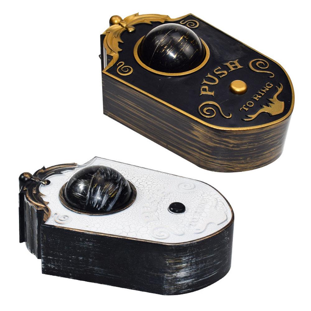 Halloween Doorbell with LED Rotating One-eyed Eyeball Creepy Sounds Scary Haunted Doorbell Halloween Decoration for Home Party Bar Props.