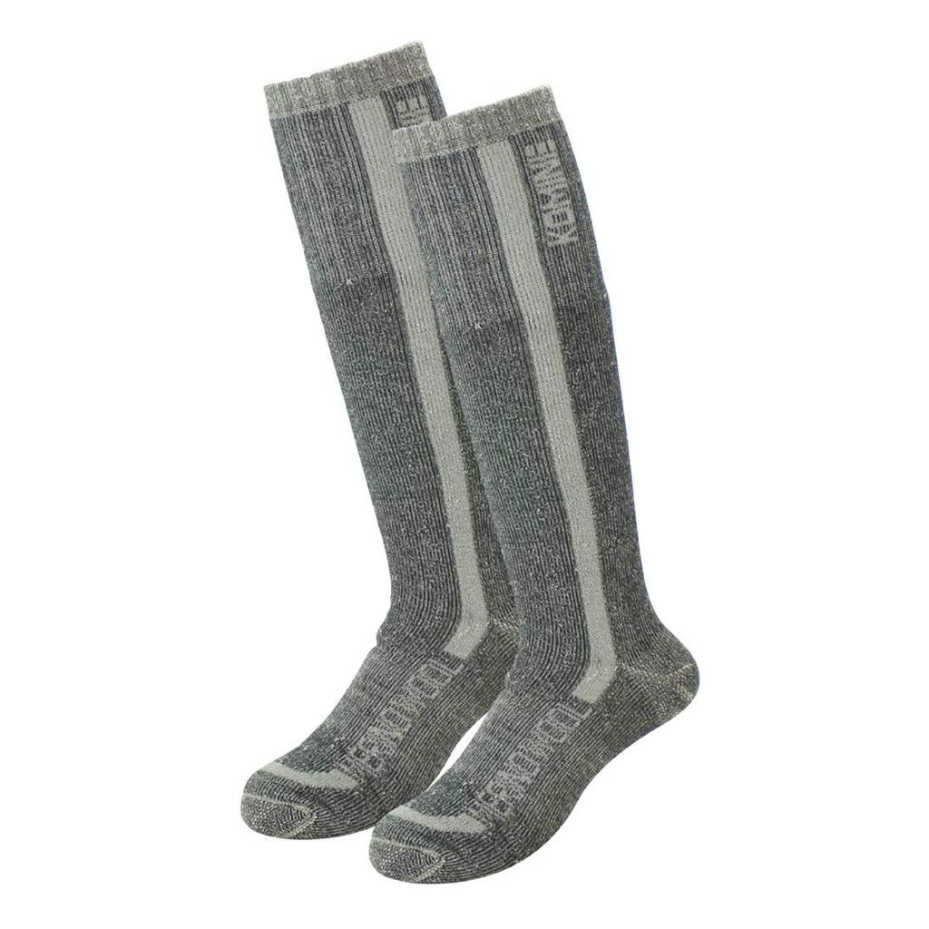 Komine Motorcycle Merino Wool Warm Medium Dark Socks, Long, (23-25cm), Grey, 09-358 AK-358