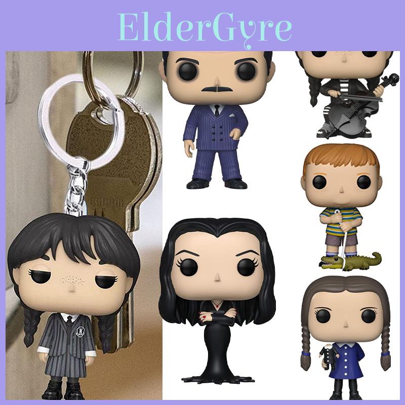 Addams Family Wednesday Keychain Model Figure Unique Decoration Gift