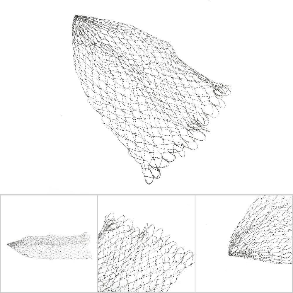 Nylon Replacement Net Soft Landing Net Durable Fly Fishing Net Saltwater Fishing