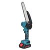 3000W 8Inches Brushless Mini Electric Chain Saw Variable Speed Pruning Saw 128VF Rechargeable Woodworking Tools For Battery
