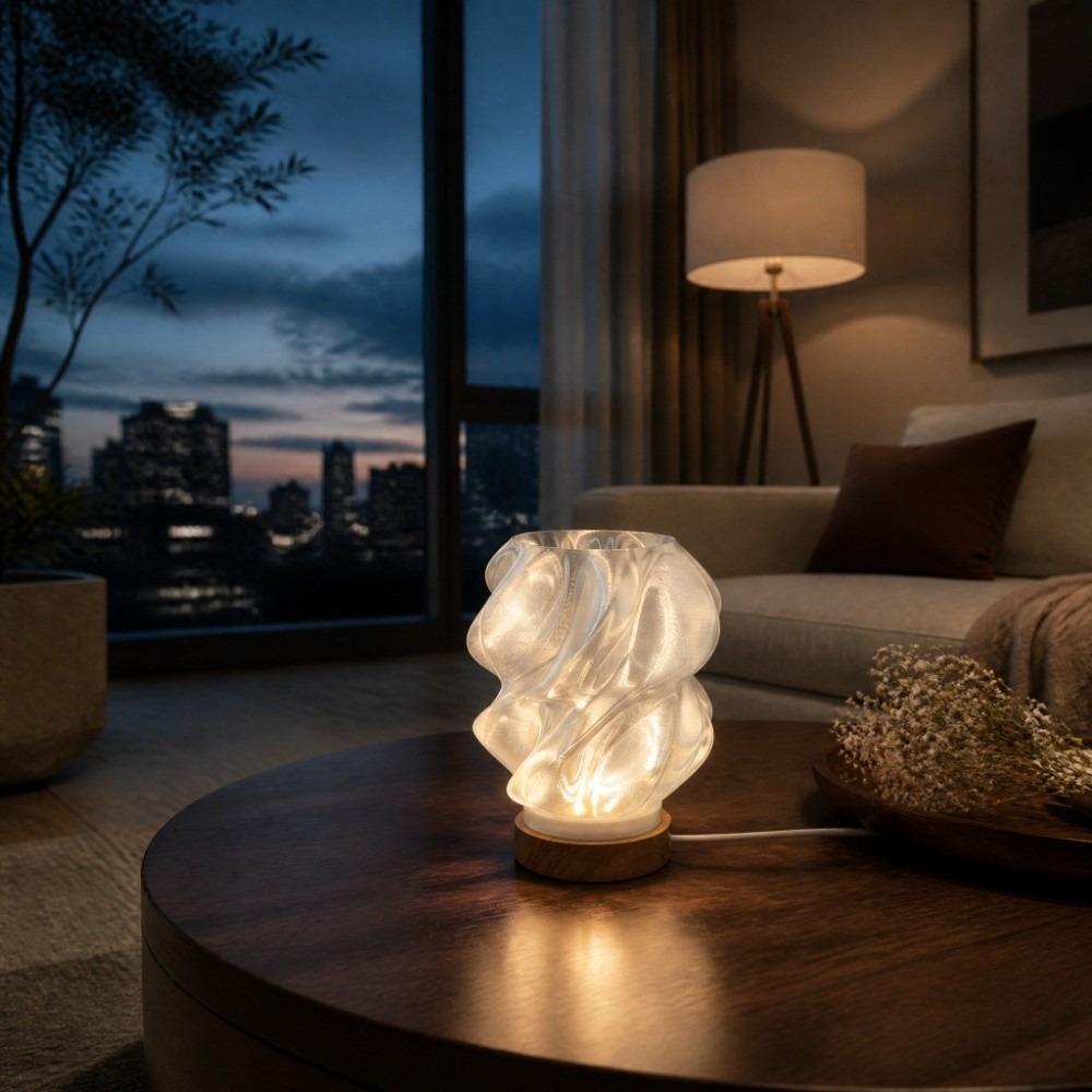 USB Desk Lamp 3D Printed Table Lamp Minimalist Night Light Bedroom