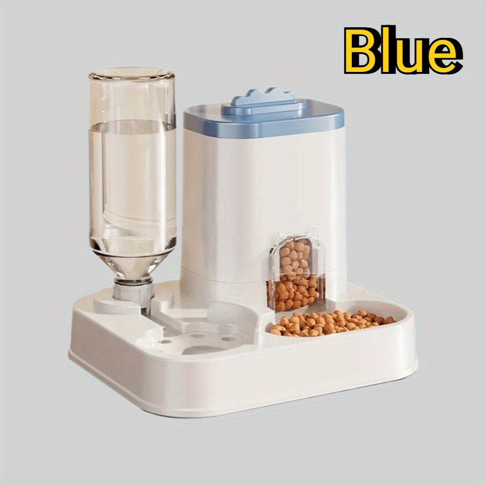 

Automatic Cat Dog Water Feeder - Large Capacity Zero-power Integrated Food Water Dispenser, for Multi-cat Households Catteries синий