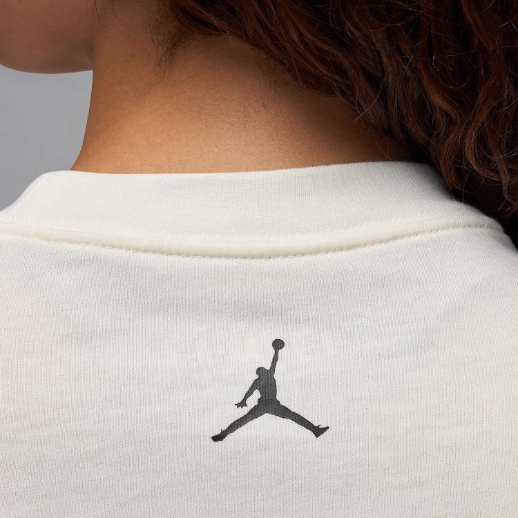 Camiseta Air Jordan Flight MVP Rings Vela/Negro Unisex Tops Blanco HJ2322-133