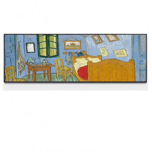 Impressionist Van Gogh Artworks Canvas Oil Paintings Abstract Wheat Field Almond Blossom Starry Night Poster Home Decor No Frame No Frame