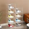 Plastic Shoes Storage Box Thickened Sport Shoe Display Case Model Display Box  For Home