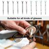 Schraubendreher-Set für Brillenreparatur, rutschfester Griff, Stahlkopf, tragbares Werkzeugset kompatibel für Sonnenbrillenwartung