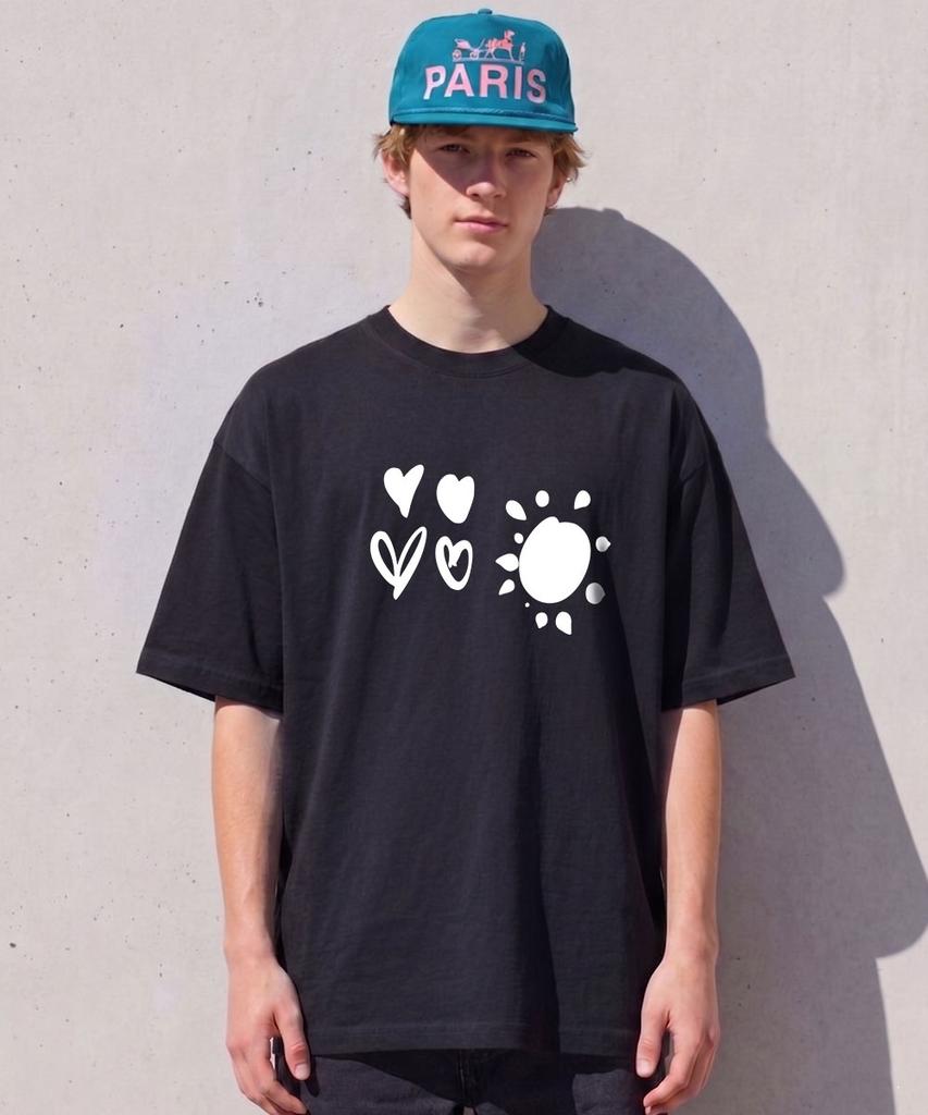 OHP Ohpxquirk Sunbloom Semi-Over Short Sleeve Tee (Type B)