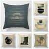 Home Decor Abstract Geometric Pattern Digital Print Pillowcase Pattern Cushion Cover Suitable For Sofa Bedroom Car Pillow Cover