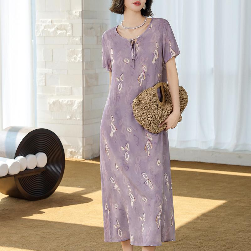 

Women s Plus Size Floral Print Maxi Dress, Casual Short Sleeve Long Dress (XL-5XL) 5XL