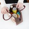 Cartoon Capybara Lunch Bag Children Portable Thermal Insulation Bento Box Bags Food Container Handbags for School Office