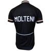 НОВАЯ 4 Стиля Черный/Оранжевый Веломайка MOLTENI с Коротким Рукавом для Шоссейного Велоспорта Ретро Велосипедная Одежда Одежда для MTB Велосипеда Полная Молния