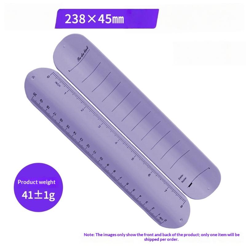 New New 1Pcs Waterproof Erasable With Scale Silicone  Wristband Reusable Writeable To-do List Wrist Strap For Forgetful Elderly