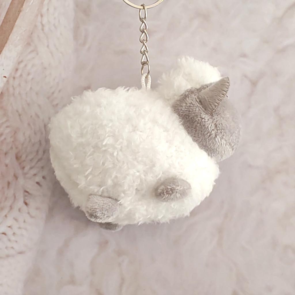 

Compact Plush Toys Sheep Ornament Wedding Party Decorations Pendant Doll Gift серый