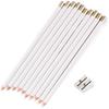 10 Pcs Eraser Pencils and 1 Sharpener, Fine Detail Eraser Pen for Sketching/Charcoal Drawings/Colored Pencils