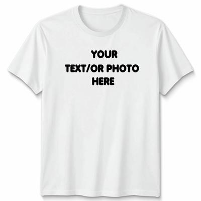 Custom Personalised TTshirt Your Text Or Photo Here Unisex Custom Design