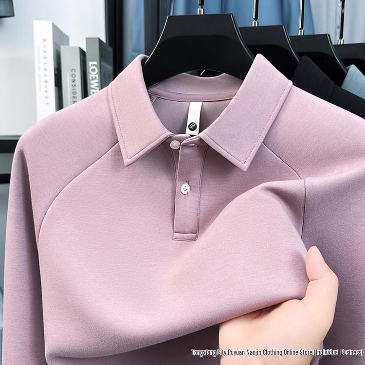 Autumn/Winter High-Quality 320g Long Sleeve Polo: Fashionable, Warm, Soft & Skin-Friendly Hoodie