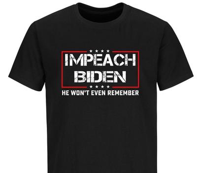 Joe Biden Lustiger Humor T-Shirt Trump 2024 Politische Shirts Impeach Biden T-Shirts