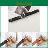 Durable Simple Design Vintage Black Pu Jeans Belt Perfect For Men And Women