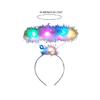 Girls Angel Wing Halos LED Hairband for Woman Halloween Concerts Party Headband