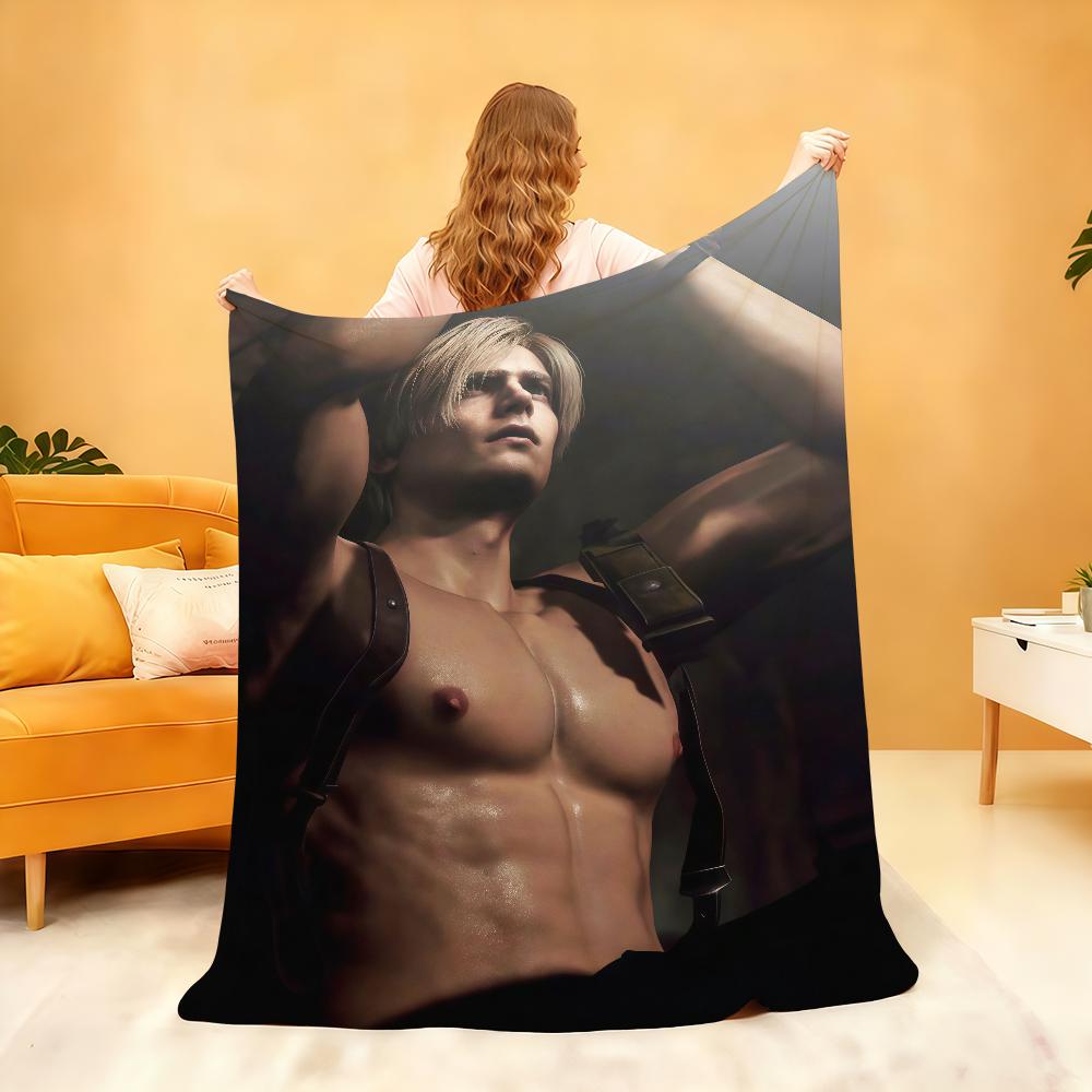 Мультяшное одеяло L-Leon K-Kennedy Мягкое плед для дома спальни кровати дивана пикника путешествия офиса Покрывало одеяло Подарок