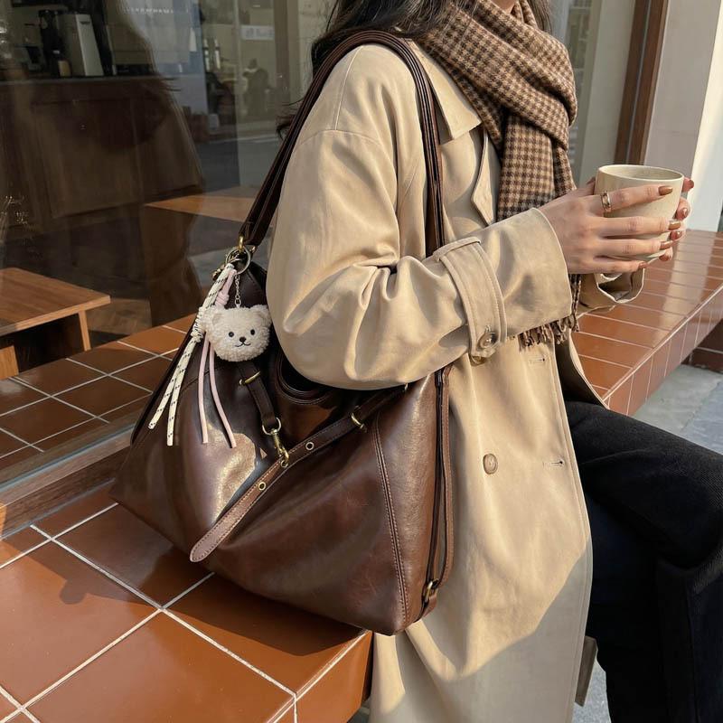 Urban Minimalist Pu Tote Bag For Daily Commute With Multiple Compartments