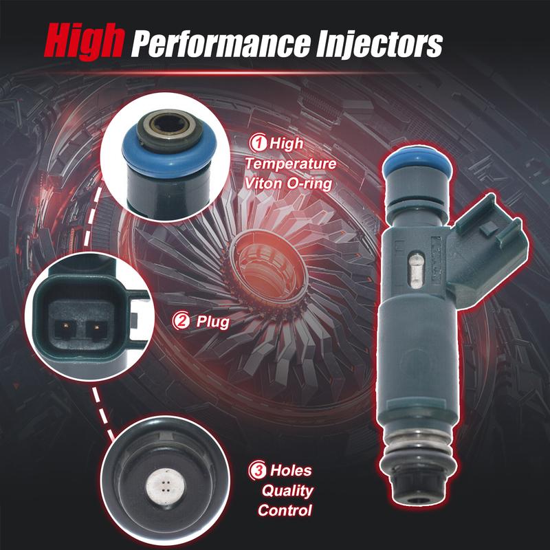 6PCS Fuel Injectors 2M2E-A7B For Mazda 3.0L 2M2EA7B 2M2E9F593A7B 2M2E-9F593-A7B FJ826